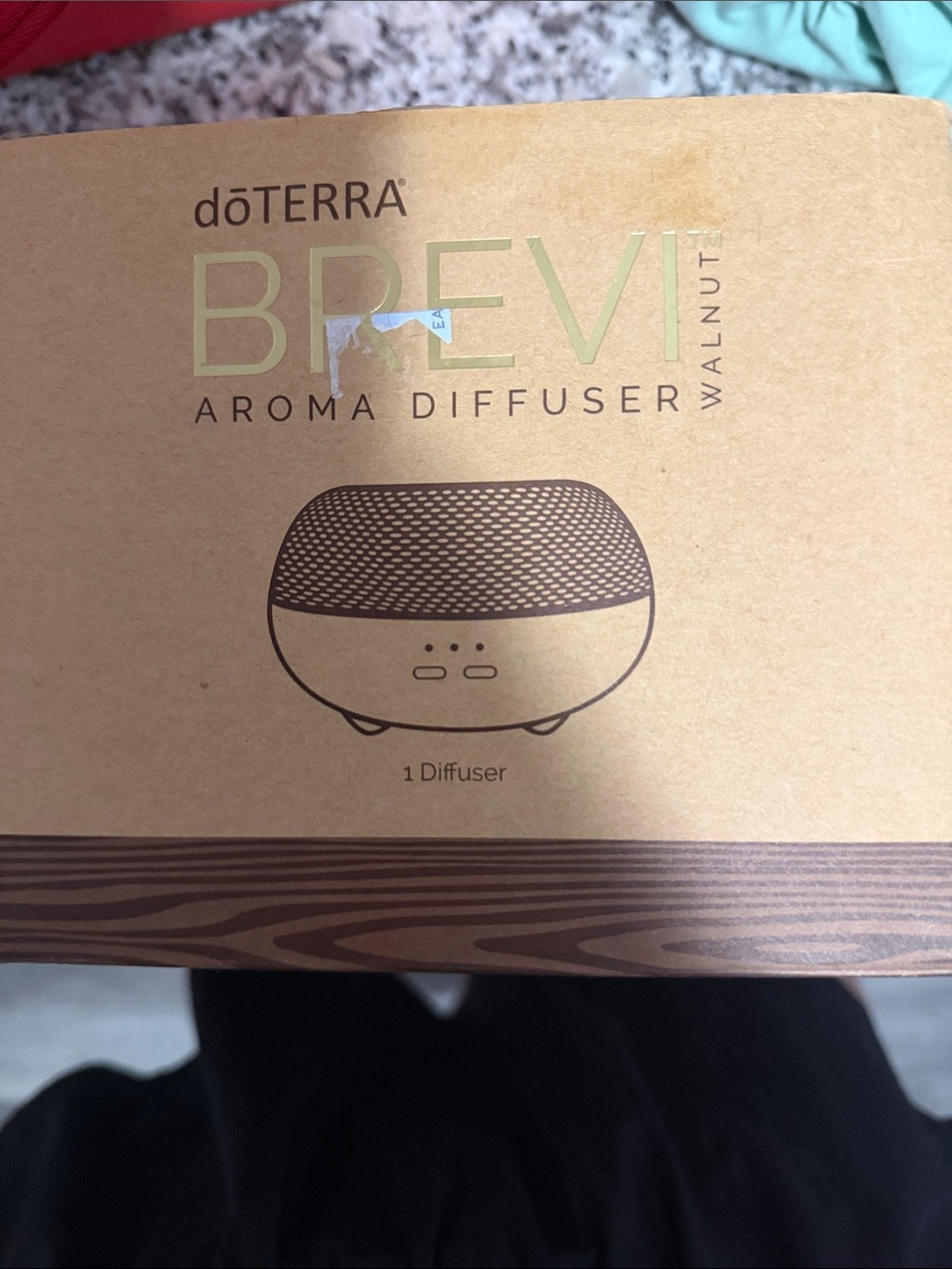 doTERRA Brevi Aroma Diffuser in Walnut Brown